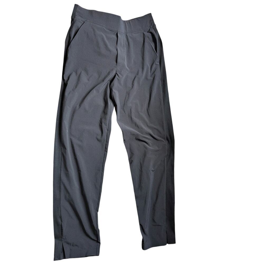 Athleta Brooklyn Mid-Rise Ankle Pants Black Size 2 Joggers Travel Pants Comfy